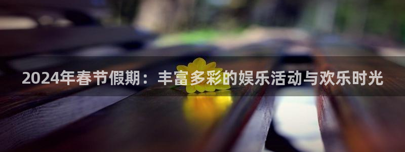 万事娱乐 - ng大舞台,有梦你就来：2024年春节假期：丰富多彩的娱乐活动与欢乐时光